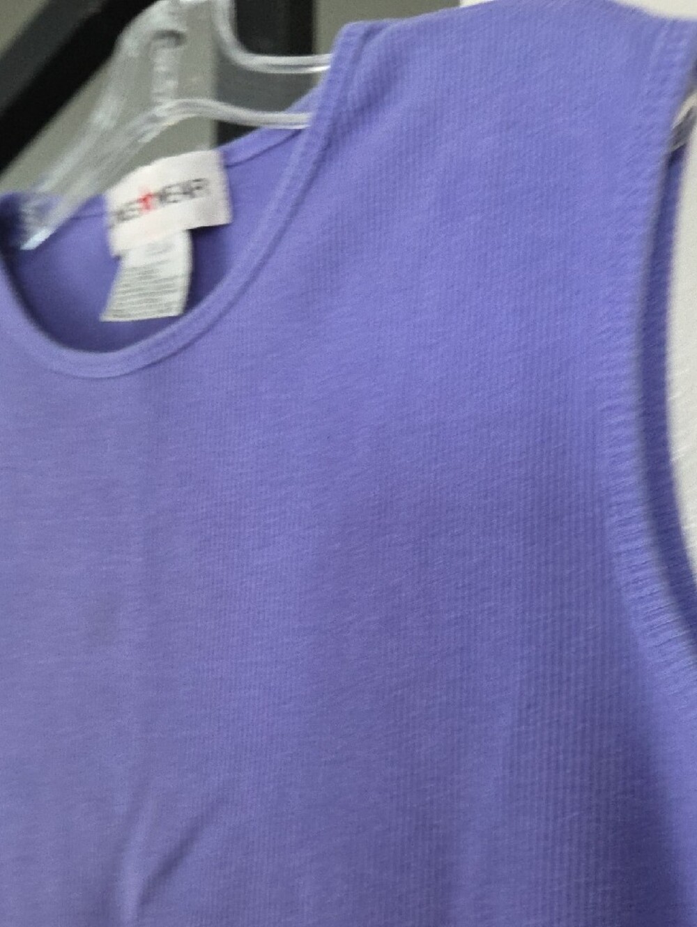 Jones Wear Lavender Ribbed Tank Top - Picture 4 of 7